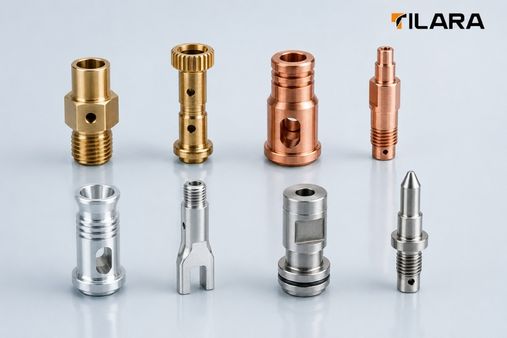 Swiss machining components